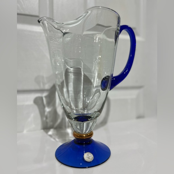 New Crystal Clear  Handcrafted crystal pitcher Made in Romania - Picture 4 of 13
